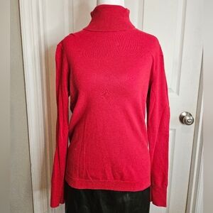 Gap Red Soft Turtleneck Sweater Womens Size Small